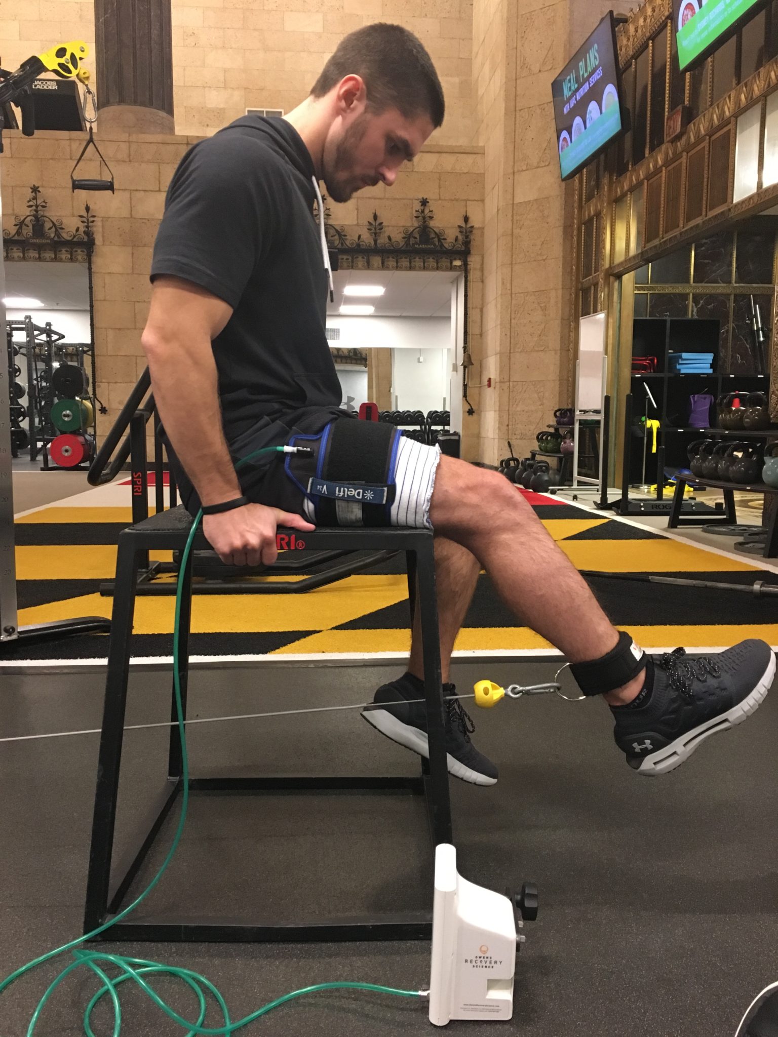 Soccer player rehab for injury in Baltimore facility